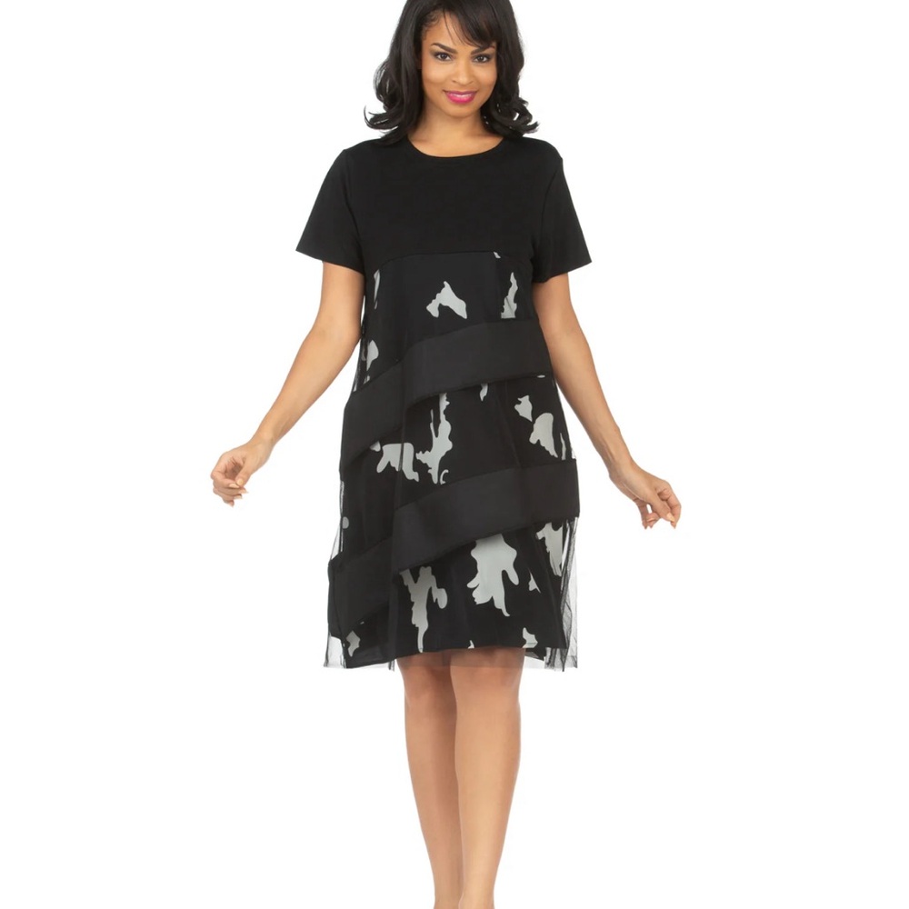 Giovanna Black/White Dress